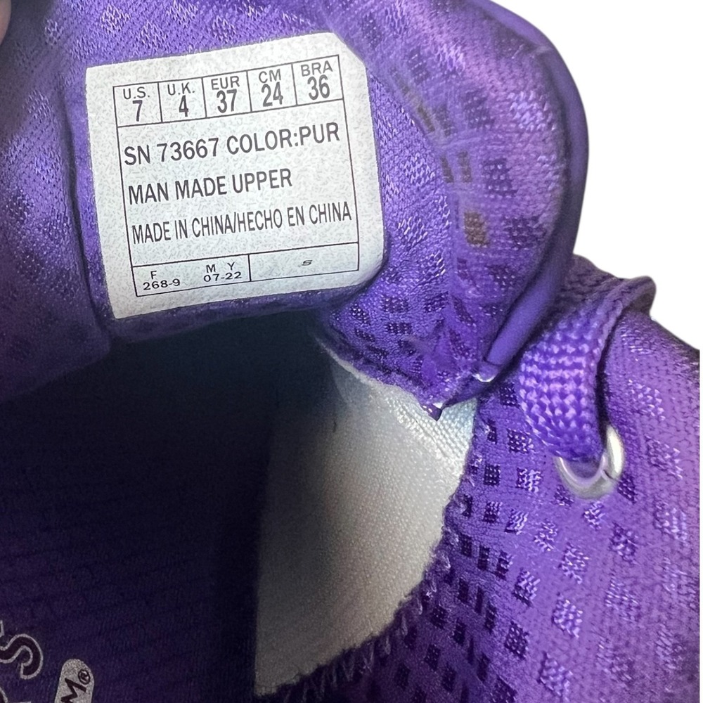 Skechers Purple Athletic Sneakers - Picture 2 of 11